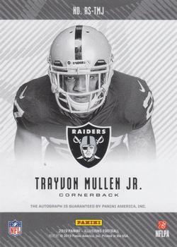 2019 Panini Illusions - Rookie Signs #RS-TMJ Trayvon Mullen Jr. Back