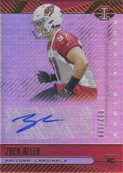 2019 Panini Illusions - Rookie Signs #RS-ZAA Zach Allen Front