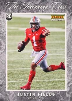 2021 Panini Instant The Incoming Class #IC-JF Justin Fields Front