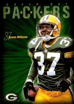 2001 Green Bay Packers Police - www.CARSTAR-WI.com, St. Francis Police Department #16 Tyrone Williams Front