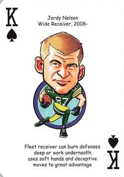 2016 Hero Decks Green Bay Packers Football Heroes Playing Cards #K♠ Jordy Nelson Front