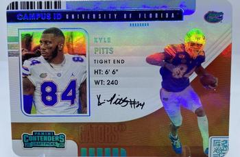 2021 Panini Contenders Draft Picks - Campus ID #17 Kyle Pitts Front