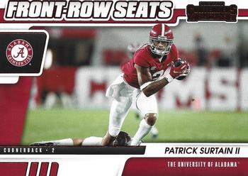 2021 Panini Contenders Draft Picks - Front-Row Seats Red #8 Patrick Surtain II Front