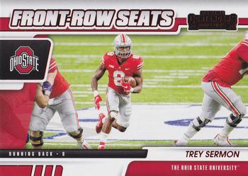 2021 Panini Contenders Draft Picks - Front-Row Seats Red #32 Trey Sermon Front