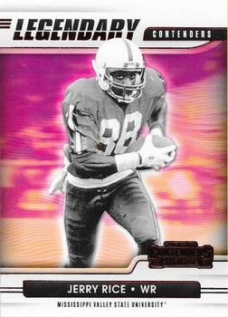 2021 Panini Contenders Draft Picks - Legendary Contenders Red #10 Jerry Rice Front