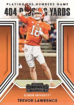 2021 Panini Contenders Draft Picks - Playing the Numbers Game #1 Trevor Lawrence Front