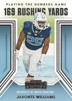 2021 Panini Contenders Draft Picks - Playing the Numbers Game #22 Javonte Williams Front
