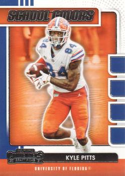 2021 Panini Contenders Draft Picks - School Colors #6 Kyle Pitts Front