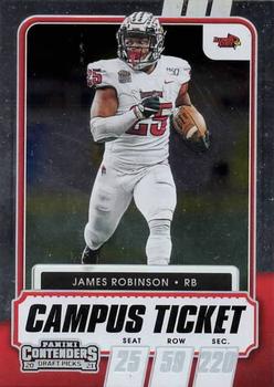 2021 Panini Contenders Draft Picks - Campus Ticket #72 James Robinson Front