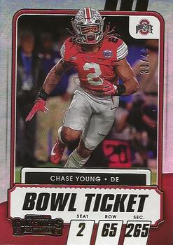 2021 Panini Contenders Draft Picks - Bowl Ticket #82 Chase Young Front