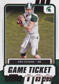 2021 Panini Contenders Draft Picks - Red #13 Kirk Cousins Front