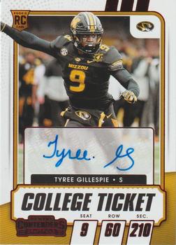2021 Panini Contenders Draft Picks - Red #246 Tyree Gillespie Front