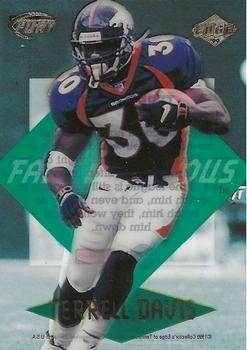 1999 Collector's Edge Fury - Fast and Furious Previews #FF-7 Terrell Davis Front