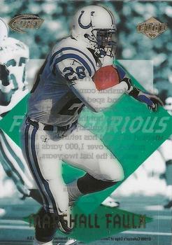 1999 Collector's Edge Fury - Fast and Furious Previews #FF-11 Marshall Faulk Front