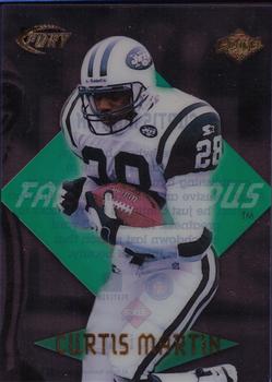 1999 Collector's Edge Fury - Fast and Furious Previews #FF-18 Curtis Martin Front