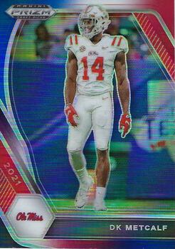 2021 Panini Prizm Draft Picks Collegiate - Red White and Blue #57 DK Metcalf Front