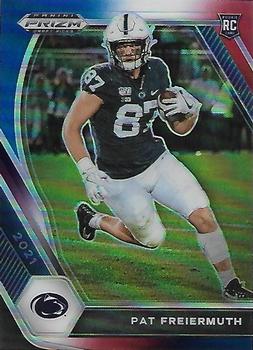 2021 Panini Prizm Draft Picks Collegiate - Red White and Blue #127 Pat Freiermuth Front