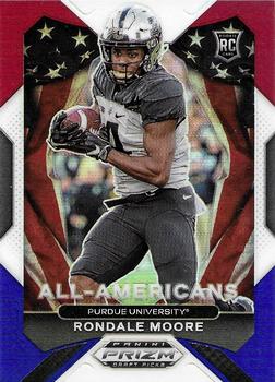 2021 Panini Prizm Draft Picks Collegiate - Red White and Blue #187 Rondale Moore Front