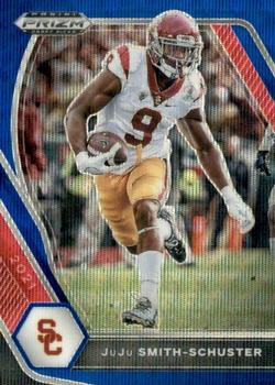 2021 Panini Prizm Draft Picks Collegiate - Blue Wave #53 JuJu Smith-Schuster Front