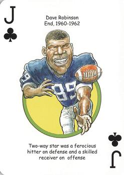 2008 Hero Decks Penn State Nittany Lions Football Heroes Playing Cards #J♣ Dave Robinson Front