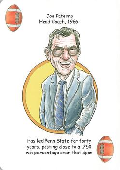 2008 Hero Decks Penn State Nittany Lions Football Heroes Playing Cards #NNO Joe Paterno Front