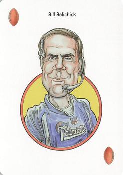 2005 Hero Decks New England Patriots Football Heroes Playing Cards #NNO Bill Belichick Front