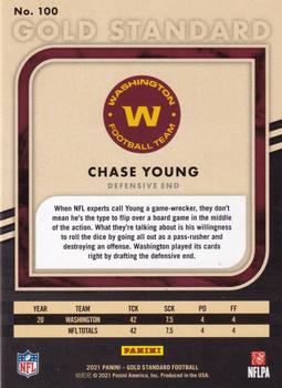 2021 Panini Gold Standard #100 Chase Young Back