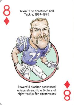 2007 Hero Decks Indianapolis Colts Football Heroes Playing Cards #8♦ Kevin Call Front
