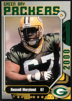 2000 Green Bay Packers Police - Door County Law Enforcement #12 Russell Maryland Front
