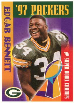 1997 Green Bay Packers Police - Associated Bank Door County, Door County Law Enforcement #20 Edgar Bennett Front