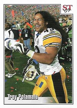 2009 Spotlight Tribute Pittsburgh Steelers Super Bowl Champions #8 of 9 Troy Polamalu Front