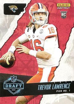 2021 Panini Instant NFL Draft Night #1 Trevor Lawrence Front