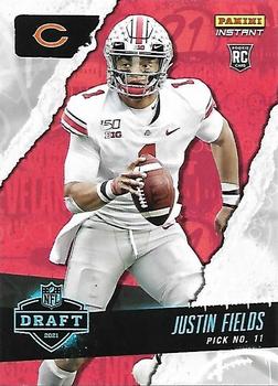 2021 Panini Instant NFL Draft Night #10 Justin Fields Front
