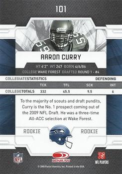 2009 Donruss Elite National Convention #101 Aaron Curry Back
