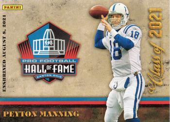 2021 Panini Pro Football Hall of Fame #HOF1 Peyton Manning Front