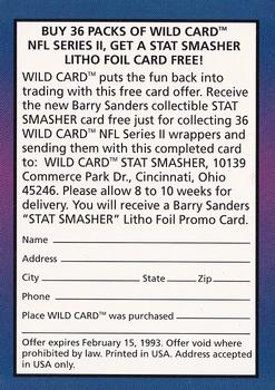 1992 Wild Card - Info Cards #NNO How does Wild Card trading work? / Stat Smasher Order Form Back