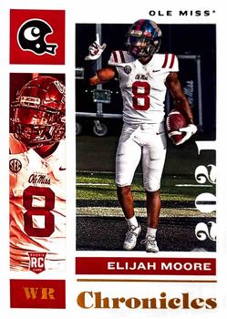 2021 Panini Chronicles Draft Picks - Bronze #23 Elijah Moore Front