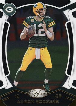2021 Panini Certified #71 Aaron Rodgers Front