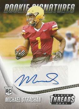 2021 Panini Chronicles Draft Picks - Threads Rookie Signatures #TS-MST Michael Strachan Front