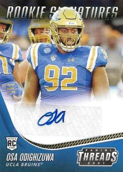 2021 Panini Chronicles Draft Picks - Threads Rookie Signatures #TS-OOD Osa Odighizuwa Front