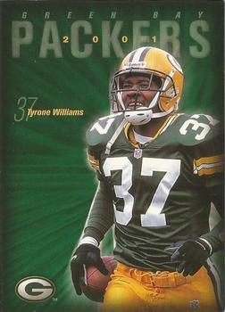 2001 Green Bay Packers Police - Alliant Energy Foundation, AnchorBank & the Madison Police Dept #16 Tyrone Williams Front