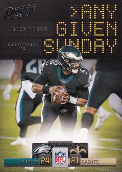 2021 Panini Prestige - Any Given Sunday #AGS-JH Jalen Hurts Front