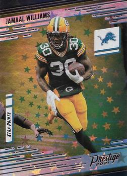 2021 Panini Prestige - Xtra Points Astral #52 Jamaal Williams Front