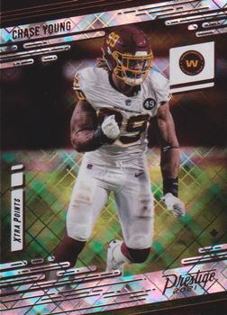 2021 Panini Prestige - Xtra Points Diamond #155 Chase Young Front