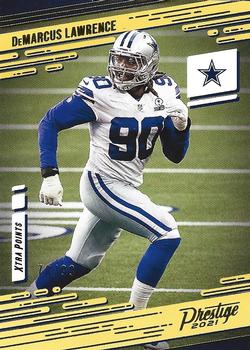 2021 Panini Prestige - Xtra Points Gold #12 DeMarcus Lawrence Front