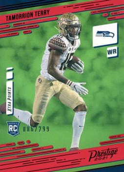 2021 Panini Prestige - Xtra Points Premium Red #238 Tamorrion Terry Front
