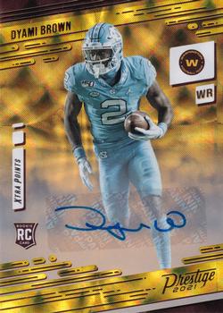 2021 Panini Prestige - Xtra Points Signatures Gold #239 Dyami Brown Front