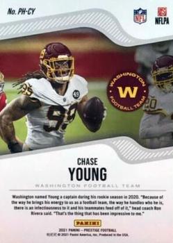 2021 Panini Prestige - Power House #PH-CY Chase Young Back
