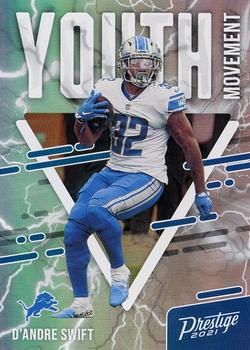 2021 Panini Prestige - Youth Movement #YM-3 D'Andre Swift Front