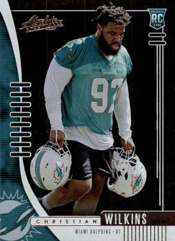 2019 Panini Absolute - Retail #168 Christian Wilkins Front